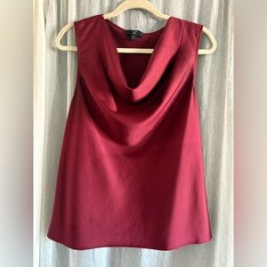 J. Crew Rich Burgundy Sleveless Blouse